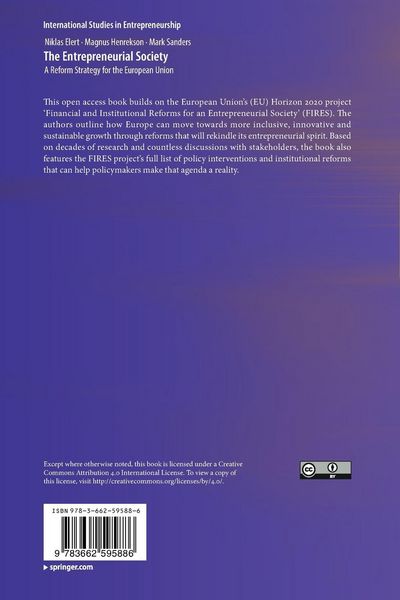 Produktbild: The Entrepreneurial Society