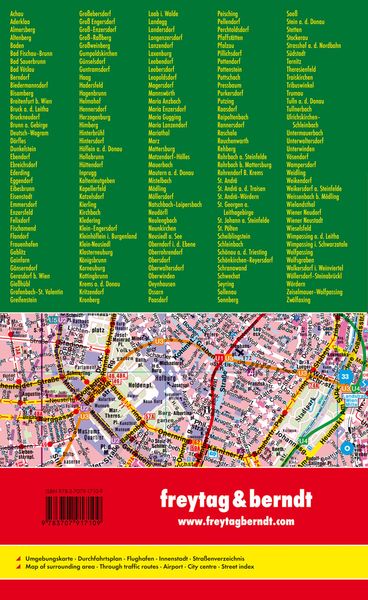 Produktbild: freytag & berndt Stadtatlas Wien Gro&szlig;raum Riesenatlas 1:15.000