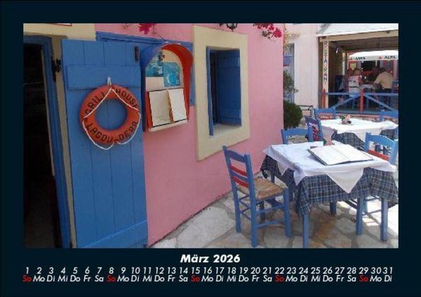 Produktbild: Griechenland 2026 Fotokalender DIN A5