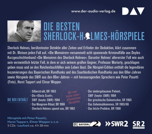 Produktbild: Sherlock Holmes 3 &ndash; Die Memoiren