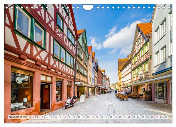 Produktbild: Tauberbischofsheim Impressionen (Wandkalender 2026 DIN A4 quer), CALVENDO Monatskalender