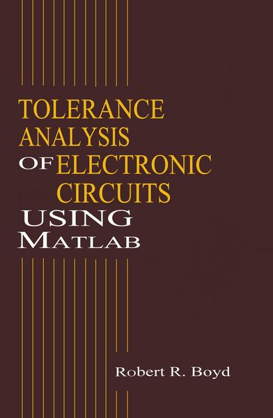 Produktbild: Tolerance Analysis of Electronic Circuits Using MATLAB