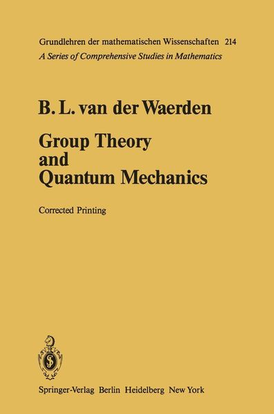 Produktbild: Group Theory and Quantum Mechanics