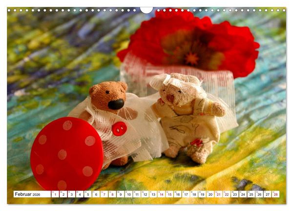 Produktbild: Die kleine Welt der Teddyb&auml;rchen (Wandkalender 2026 DIN A3 quer), CALVENDO Monatskalender
