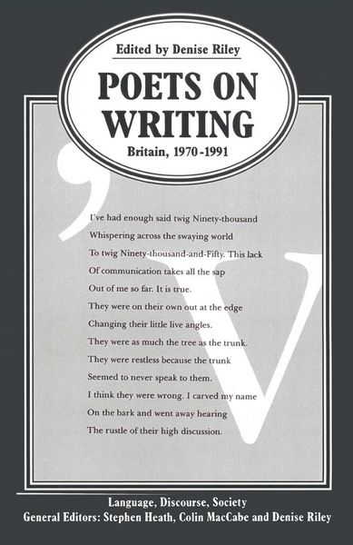 Produktbild: Poets on Writing