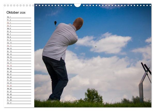 Produktbild: Abenteuer Golfspielen. Impressionen (Wandkalender 2026 DIN A3 quer), CALVENDO Monatskalender