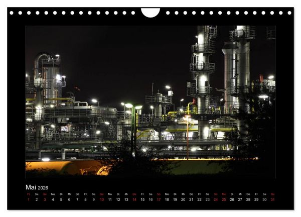 Produktbild: Extraschicht im Ruhrgebiet - Nachts ist es nicht dunkel! (Wandkalender 2026 DIN A4 quer), CALVENDO Monatskalender