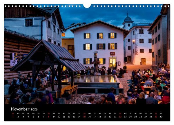Produktbild: Die Surselva - das B&uuml;ndner Oberland (Wandkalender 2026 DIN A3 quer), CALVENDO Monatskalender