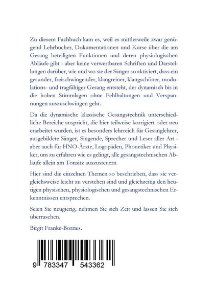 Produktbild: Die zentrale Steuerung des bewussten Gesangs am Tonsitz