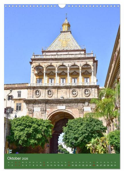 Produktbild: Spaziergang durch Palermo (Wandkalender 2026 DIN A3 hoch), CALVENDO Monatskalender