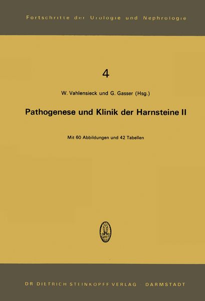 Produktbild: Pathogenese und Klinik der Harnsteine II