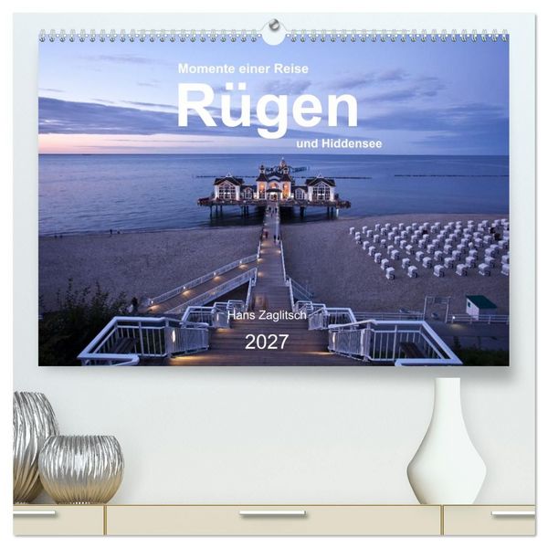 Produktbild: R&uuml;gen und Hiddensee - Momente einer Reise (hochwertiger Premium Wandkalender 2027 DIN A2 quer), Kunstdruck in Hochglanz