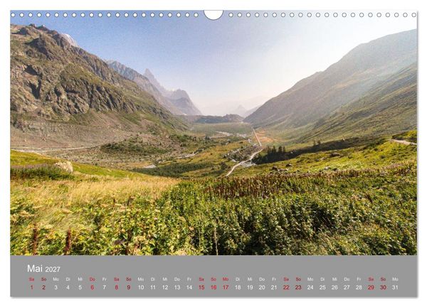 Produktbild: TMB - Mont Blanc (Wandkalender 2027 DIN A3 quer), CALVENDO Monatskalender
