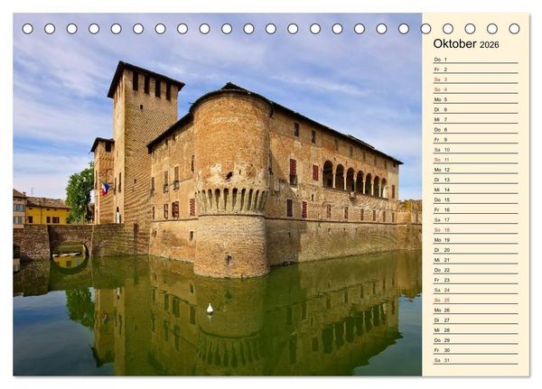 Produktbild: Burgen in Italien (Tischkalender 2026 DIN A5 quer), CALVENDO Monatskalender