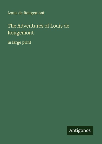 Produktbild: The Adventures of Louis de Rougemont