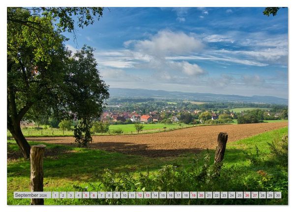 Produktbild: Streifzug durch das Weserbergland (Wandkalender 2026 DIN A3 quer), CALVENDO Monatskalender