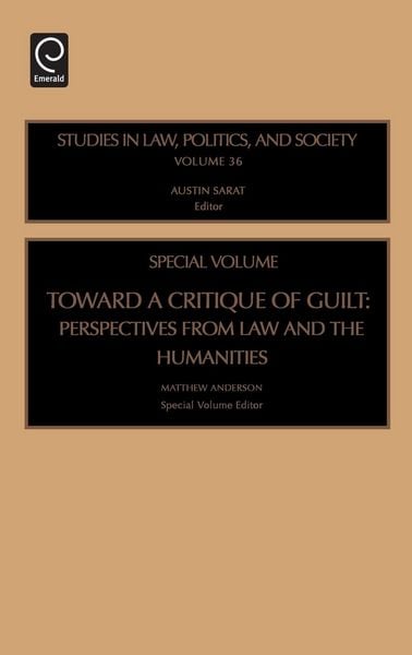 Produktbild: Toward a Critique of Guilt