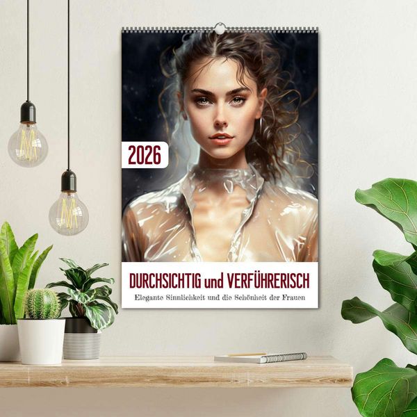 Produktbild: Durchsichtig und verf&uuml;hrerisch (Wandkalender 2026 DIN A2 hoch), CALVENDO Monatskalender