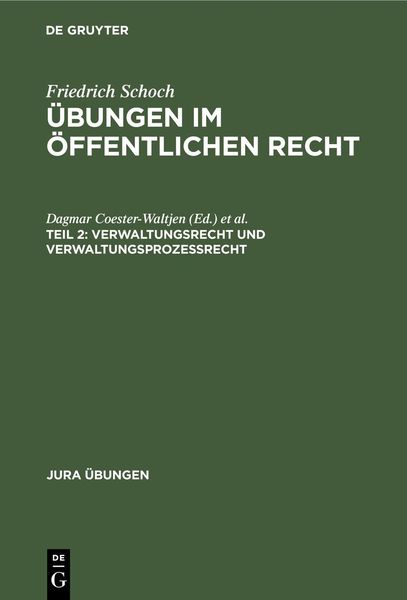 Produktbild: Verwaltungsrecht und Verwaltungsprozessrecht