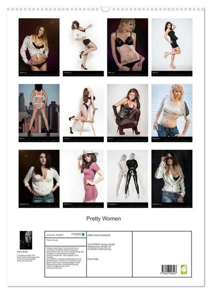 Produktbild: Pretty Women (Wandkalender 2026 DIN A2 hoch), CALVENDO Monatskalender
