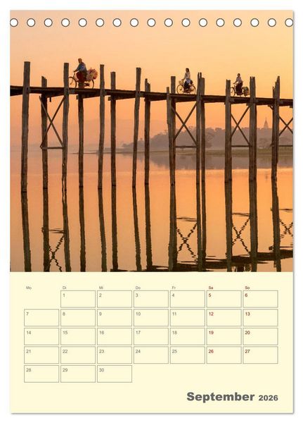 Produktbild: S&Uuml;DOSTASIEN - Mein URLAUBSPLANER (Tischkalender 2026 DIN A5 hoch), CALVENDO Monatskalender