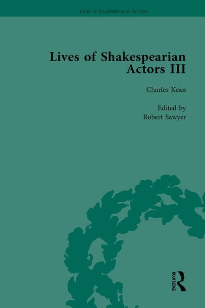 Produktbild: Lives of Shakespearian Actors, Part III, Volume 1