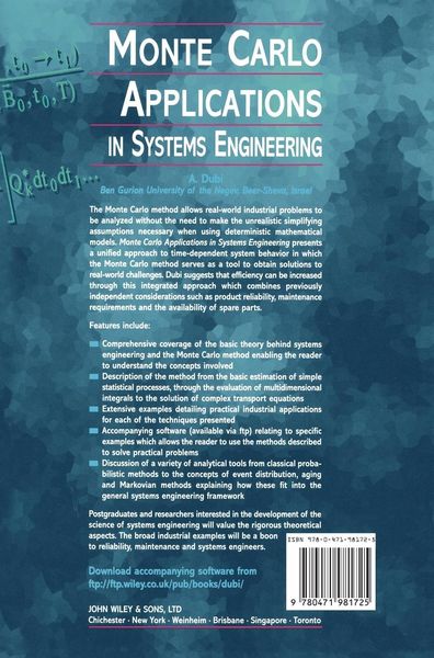 Produktbild: Monte Carlo Applications in Systems Engineering