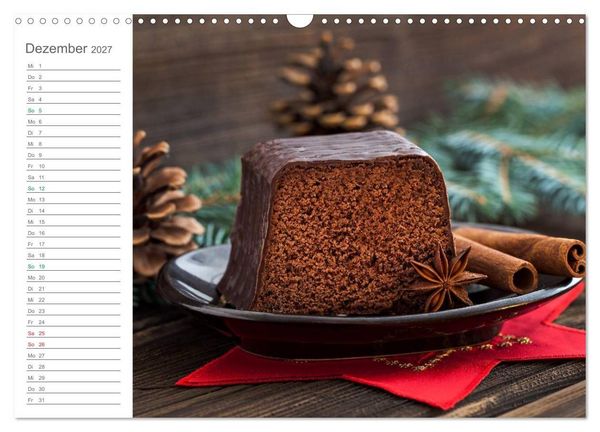 Produktbild: Mhhh... Kuchenzeit Mein K&uuml;chenplaner (Wandkalender 2027 DIN A3 quer), CALVENDO Monatskalender