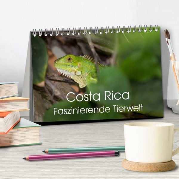 Produktbild: Costa Rica. Faszinierende Tierwelt (Tischkalender 2026 DIN A5 quer), CALVENDO Monatskalender