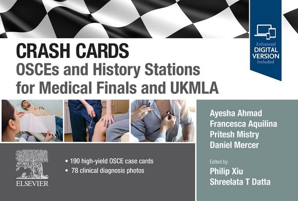 Produktbild: Crash Cards: OSCEs and History Stations for Medical Finals and UKMLA - E-Book