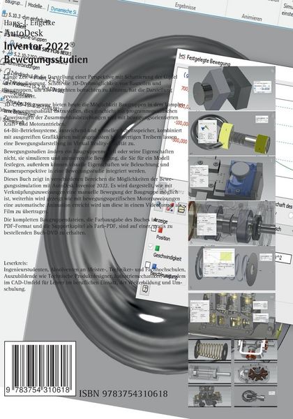Produktbild: AutoDesk Inventor 2022 Bewegungsstudien