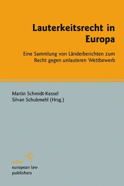 Produktbild: Lauterkeitsrecht in Europa