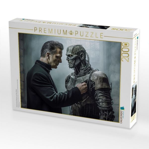 Produktbild: CALVENDO Puzzle Frankensteins Monster von Mary Shelly | 2000 Teile Lege-Gr&ouml;&szlig;e 90x67cm Foto-Puzzle f&uuml;r gl&uuml;ckliche Stunden