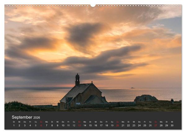 Produktbild: Bretagne - Cap Sizun (Wandkalender 2026 DIN A2 quer), CALVENDO Monatskalender