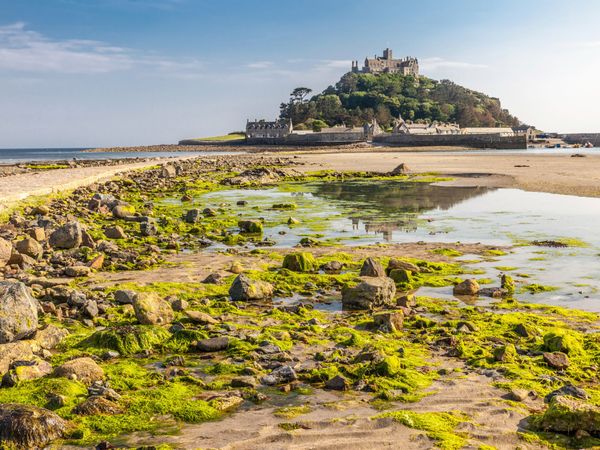 Produktbild: CALVENDO Puzzle Gezeitenpfad zum St. Michael&rsquo;s Mount in Cornwall, S&uuml;dengland 1000 Teile Lege-Gr&ouml;&szlig;e 64 x 48 cm Foto-Puzzle Bild von Christian M&uuml;ringer