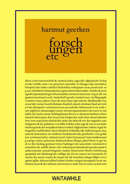 Produktbild: forschungen etc