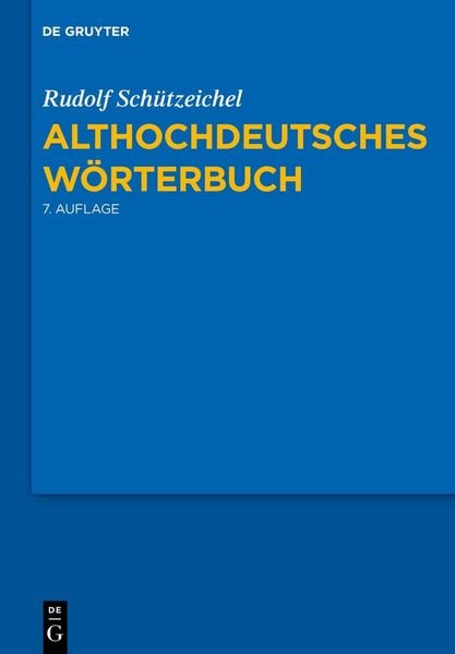 Produktbild: Althochdeutsches W&ouml;rterbuch