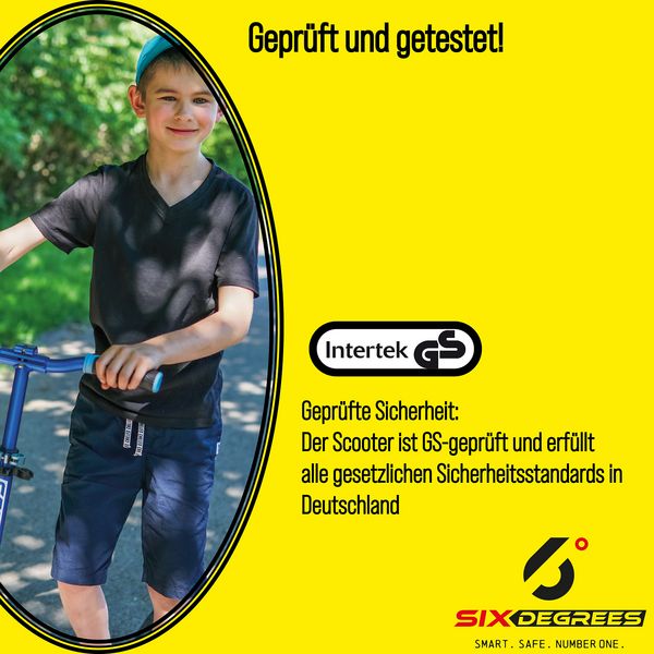Produktbild: SIX DEGREES Alu Scooter Junior 180/145