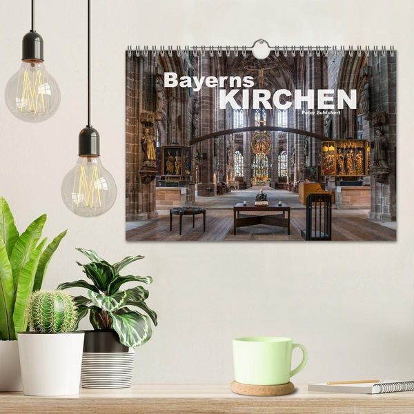 Produktbild: Bayerns Kirchen (Wandkalender 2026 DIN A4 quer), CALVENDO Monatskalender