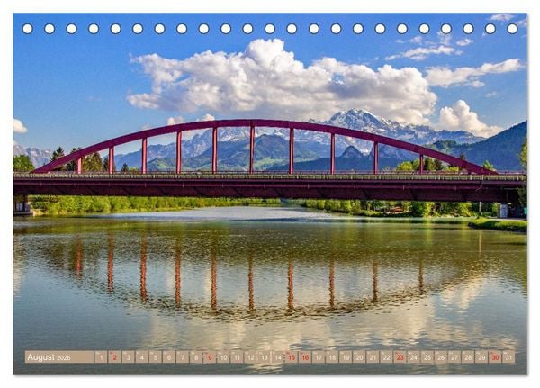 Produktbild: Es flie&szlig;t die Salzach (Tischkalender 2026 DIN A5 quer), CALVENDO Monatskalender