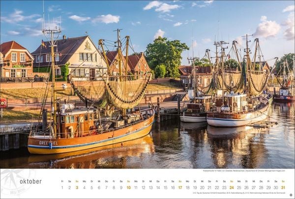 Produktbild: Nordsee Globetrotter Kalender 2027 - Von frischem Wind und weiten Str&auml;nden