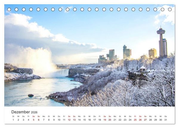 Produktbild: Kanada - Eine Reise durch ein spektakul&auml;res Land. (Tischkalender 2026 DIN A5 quer), CALVENDO Monatskalender