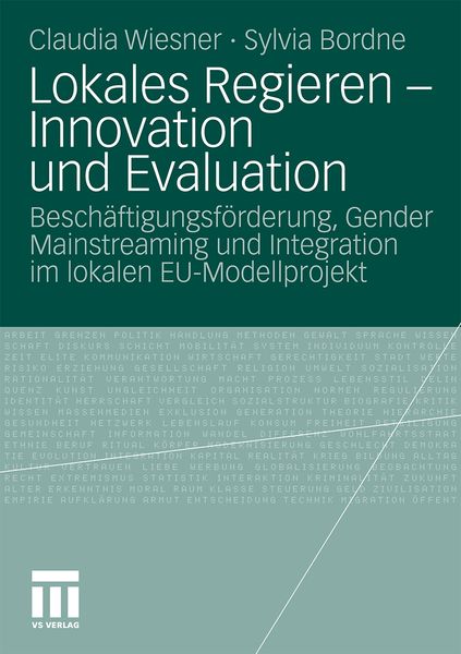 Produktbild: Lokales Regieren - Innovation und Evaluation