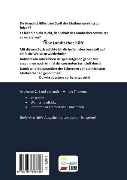 Produktbild: Doc Lambacher hilft! Deine Unterst&uuml;tzung zum Mathebuch - Gymnasium/Gesamtschule Einf&uuml;hrungsphase (NRW)