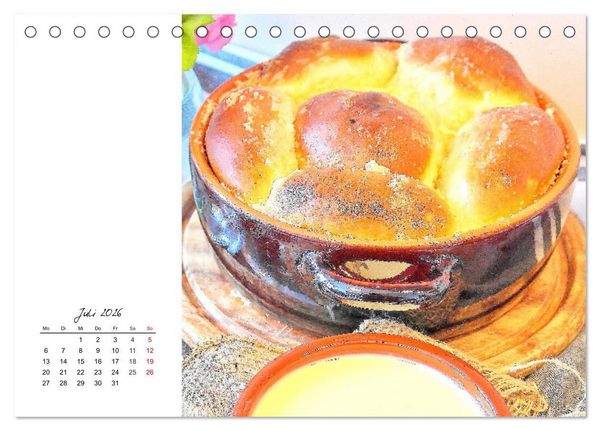 Produktbild: S&uuml;&szlig;es &Ouml;sterreich. Klassische Mehlspeisen (Tischkalender 2026 DIN A5 quer), CALVENDO Monatskalender