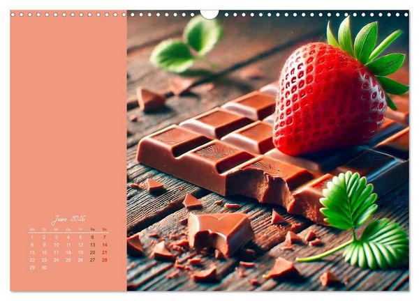 Produktbild: Sag's mit Schokolade (Wandkalender 2026 DIN A3 quer), CALVENDO Monatskalender