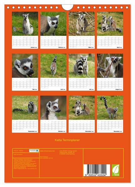 Produktbild: Katta Terminplaner (Wandkalender 2026 DIN A4 hoch), CALVENDO Monatskalender