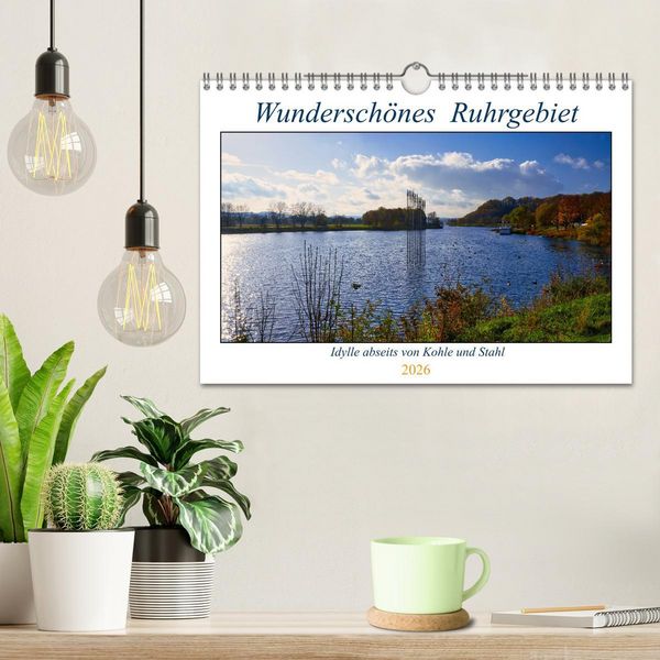 Produktbild: Wundersch&ouml;nes Ruhrgebiet - Abseits von Kohle und Stahl (Wandkalender 2026 DIN A4 quer), CALVENDO Monatskalender