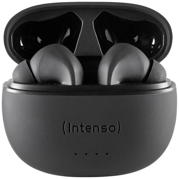 Produktbild: Intenso T300A In Ear Headset Bluetooth® Stereo Schwarz Noise Cancelling Batterieladeanzeige, Headset, Ladecase, Touch-Steuerung