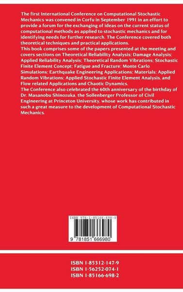 Produktbild: Computational Stochastic Mechanics